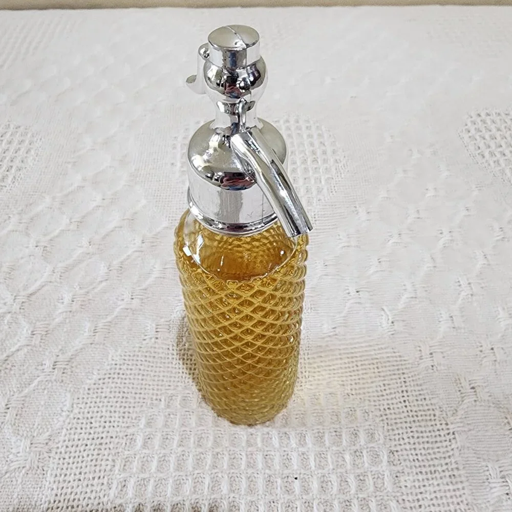 Vintage Avon Bar SELTZER Dispenser Windjammer Scent Full Glass Bottle No Box